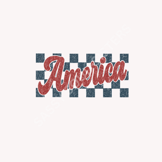 AMERICA CHECKERED