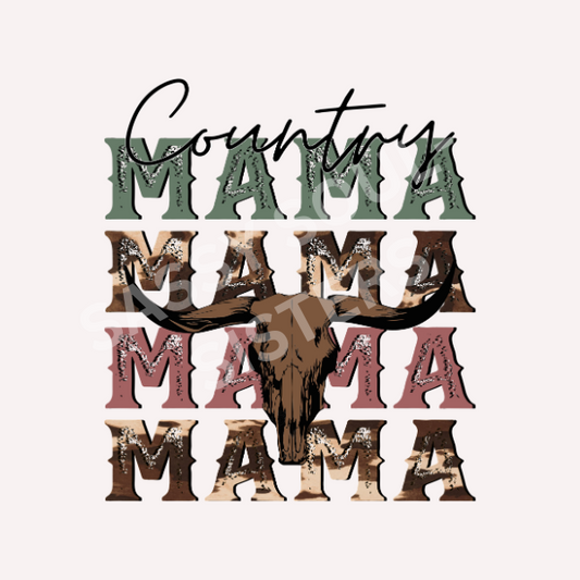 COUNTRY MAMA (BROWN SKULL)