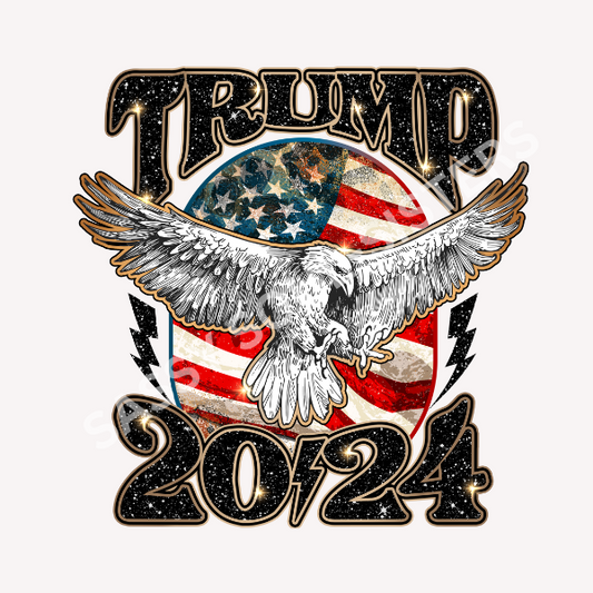 TRUMP 2024 GLITTER IMAGE