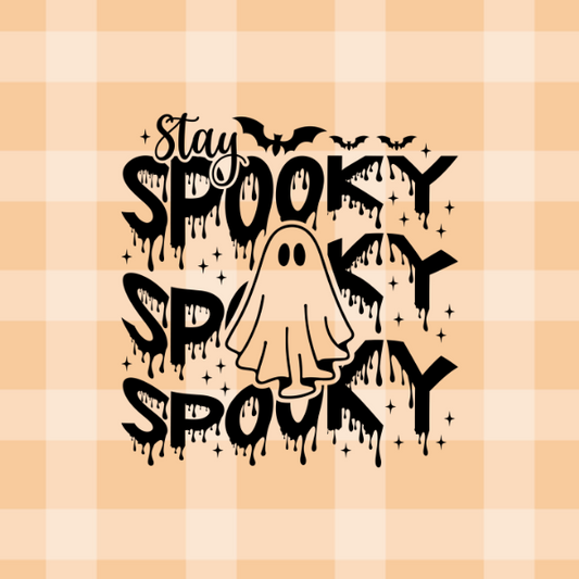 STAY SPOOKY WITH GHOST PRINT